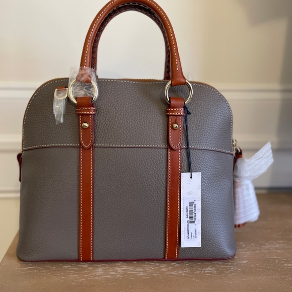 New. Never used. Dooney and Bourke grey
Aubrey Satchel w/ accessories - Picture 3 of 12